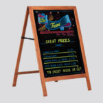 Leseno A-stojalo 60 x 80 cm