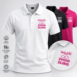 Tisk na polo majice po meri z vašim logotipom ali motivom