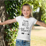 Otroška majica Young Free and Three