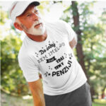 Majica z napisom Do sedaj sem imel čas, sedaj sem v penziji